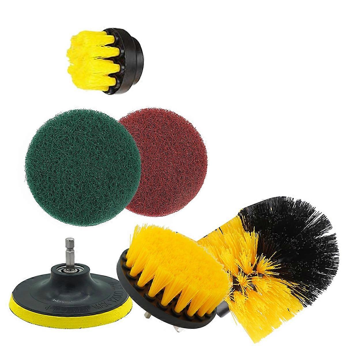 6 Pcs Scrubber Brush Kit
Power Cleaning Scrub Brush Kit