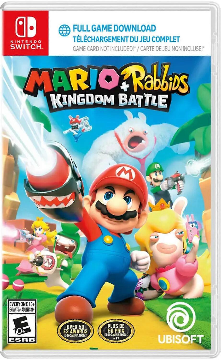 Mario + Rabbids Kingdom Battle (Code in Box) - for Nintendo Switch  [VIDEOGAMES] USA import
