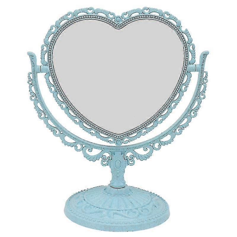 1pcs Rotating Mirror For Bathroom Bedroom Blue