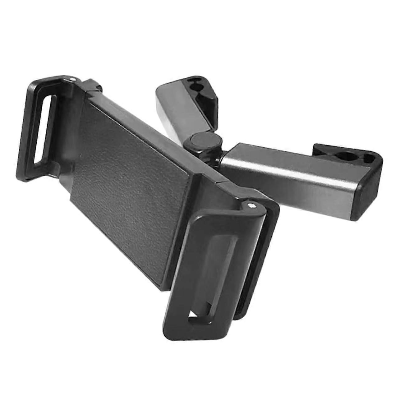 Back Headrest Tablet Holder ABS Material Universal Clip On For Car Headrests Fits Tablets And Phones Sleek Design