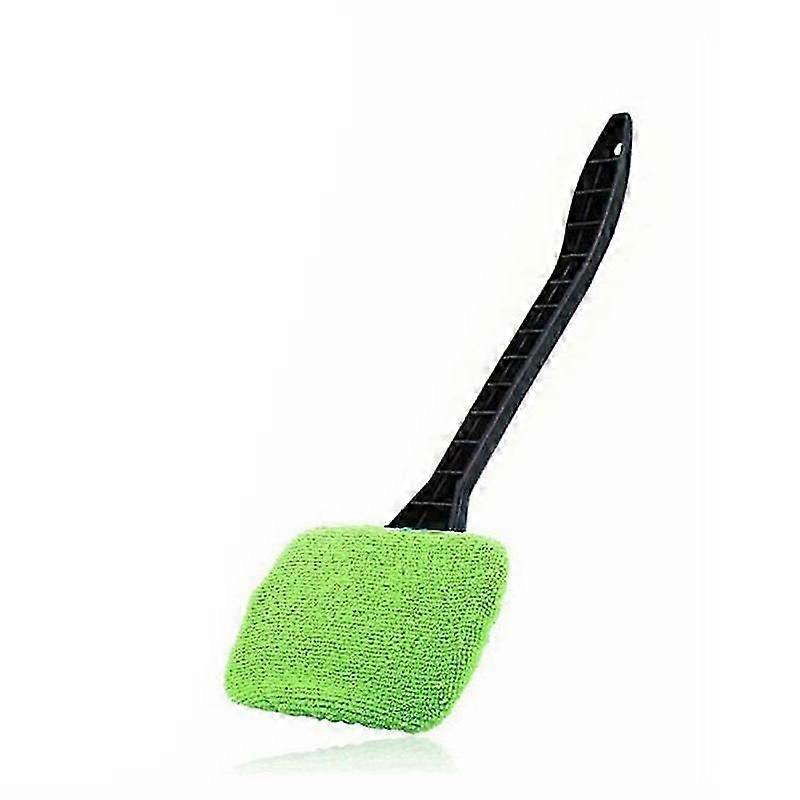 Kit de brosse de nettoyage de pare-brise de vitre de voiture, 1 poignée longue facile à utiliser outil d’essuyage pour le nettoyage protégeant le pare-brise