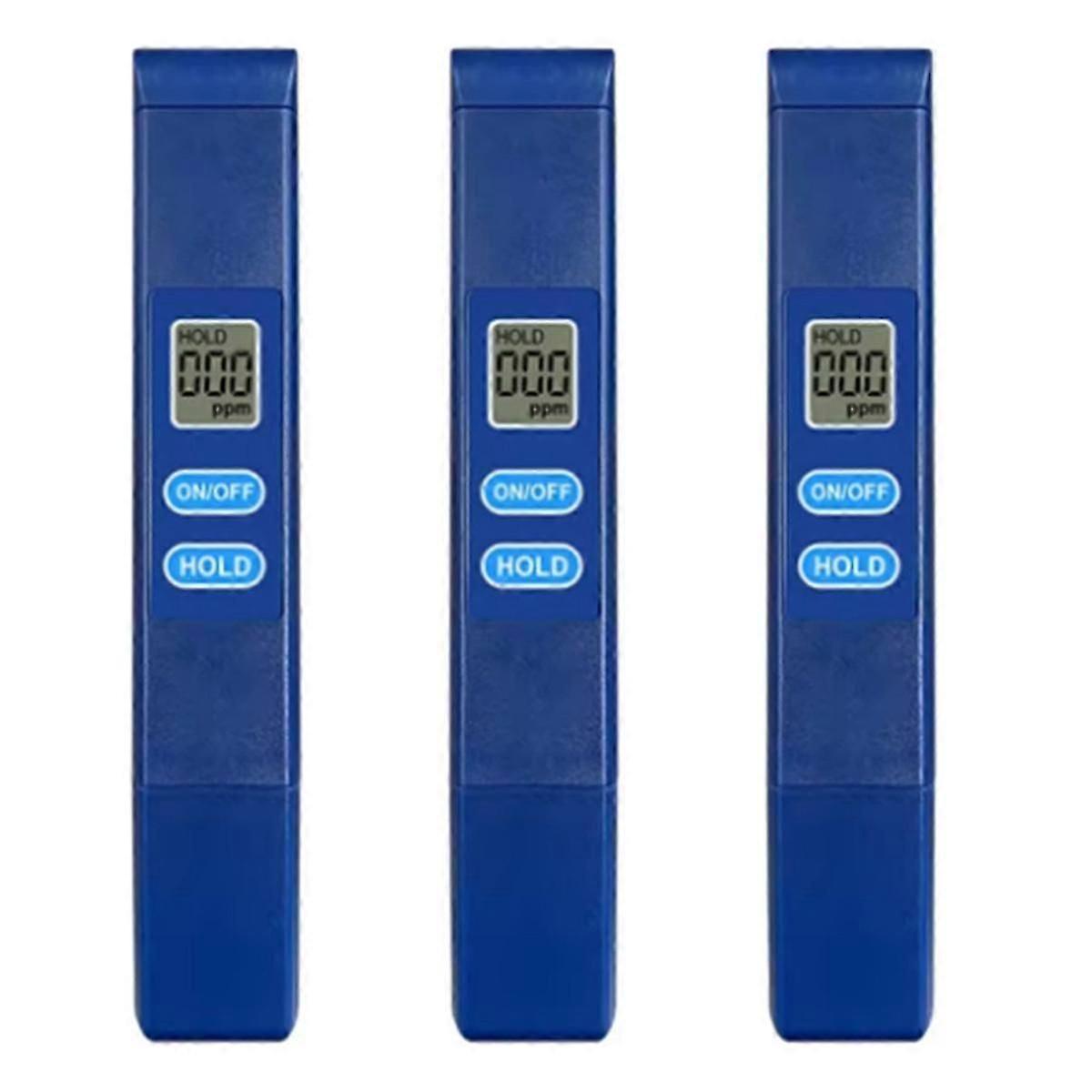 Digital TDS meter for water quality testing with LCD display and alloy electrode probe