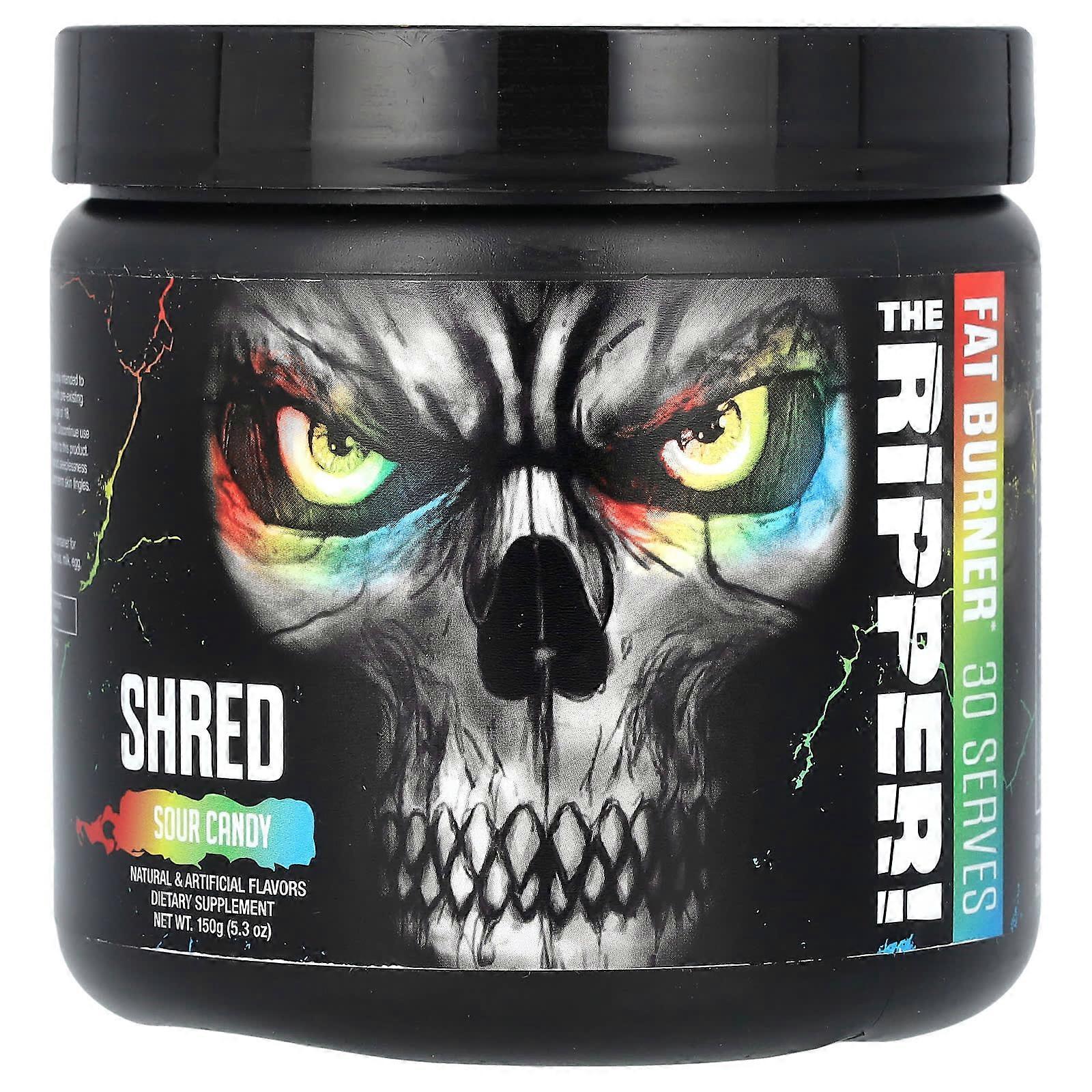 The Ripper, Fat Buner, Shred, Sour Candy, 5.3 oz (150 g)