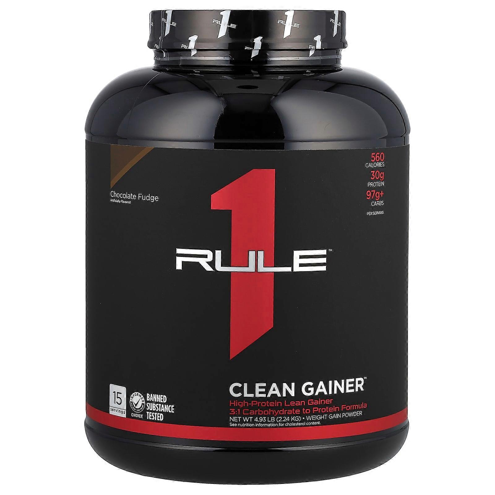 Clean GainerÃÂ¢ÃÂÃÂÃÂÃÂÃÂÃÂ¢, Chocolate Fudge, 4.93 lb (2.24 kg)