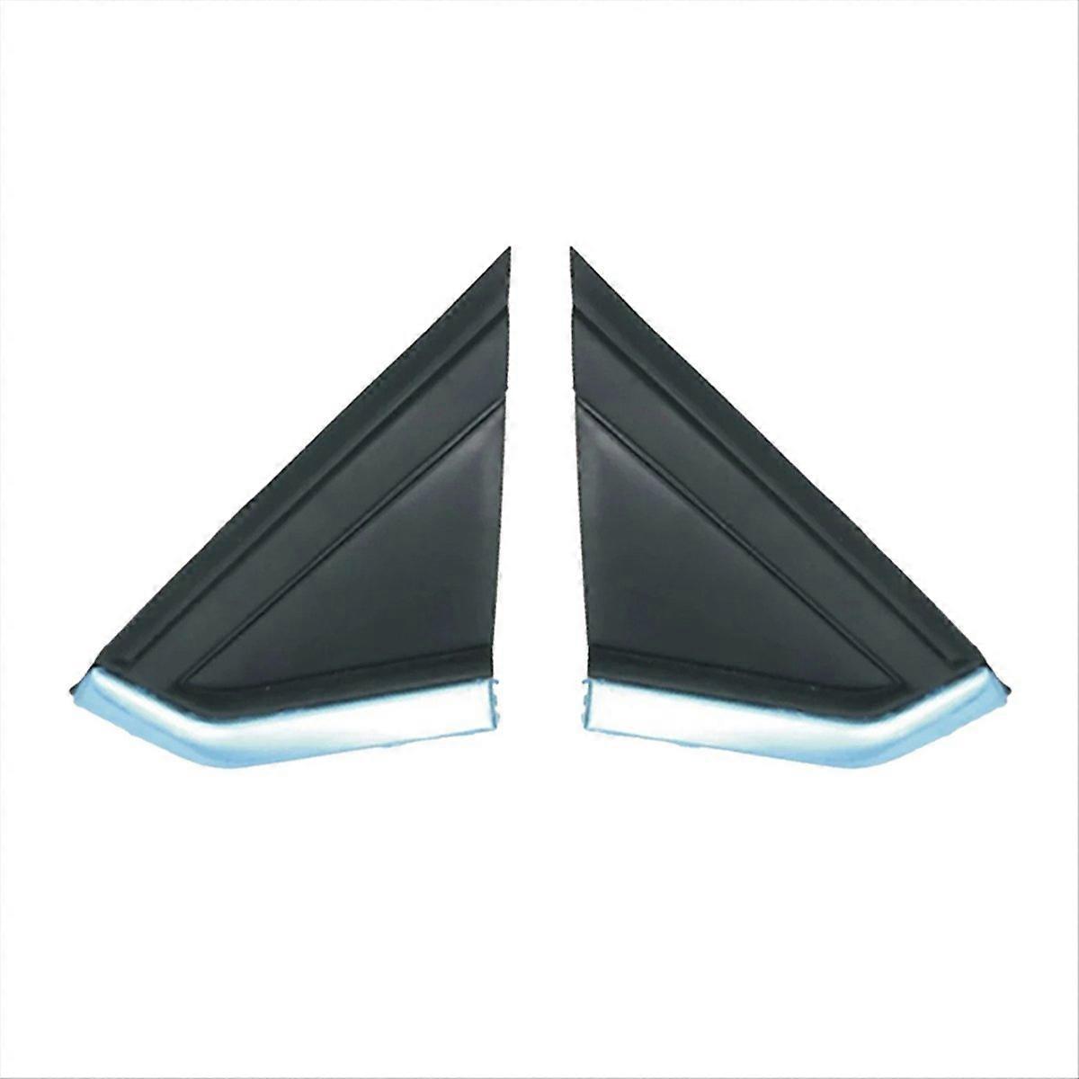Auto Pair of Electroplated Front Window Triangle Plates for Citroen