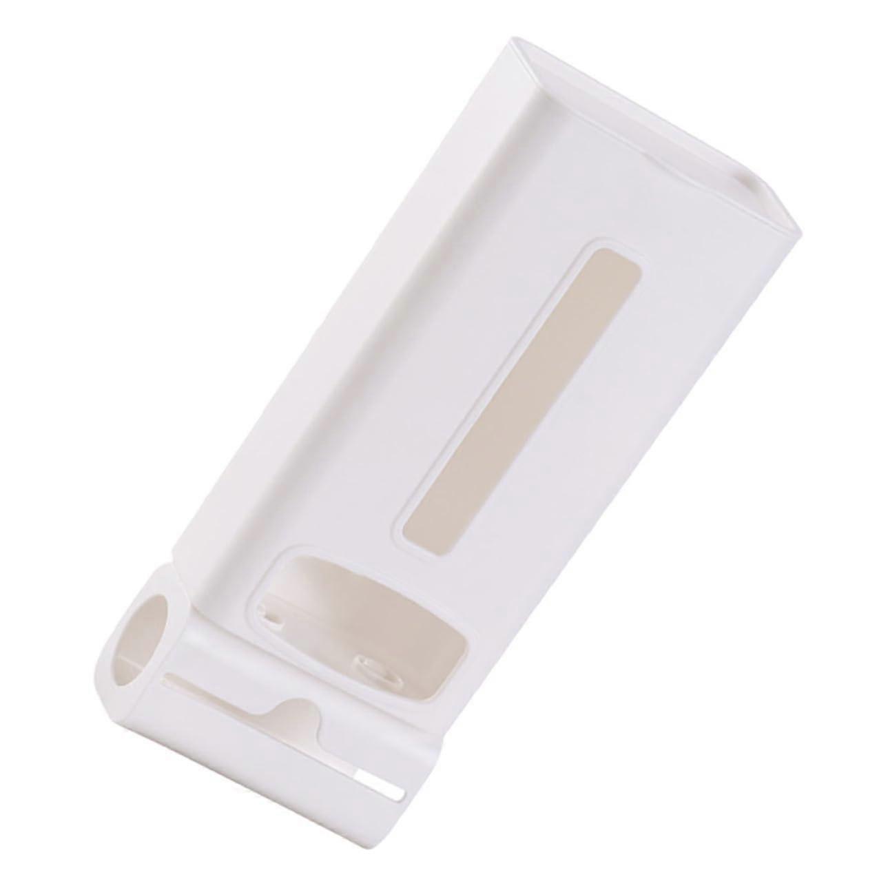 WallMounted Trash Bag Holder Dispenser SpaceSaving Kitchen Storage Bin With Opening For Access Wall Cabinet Mount