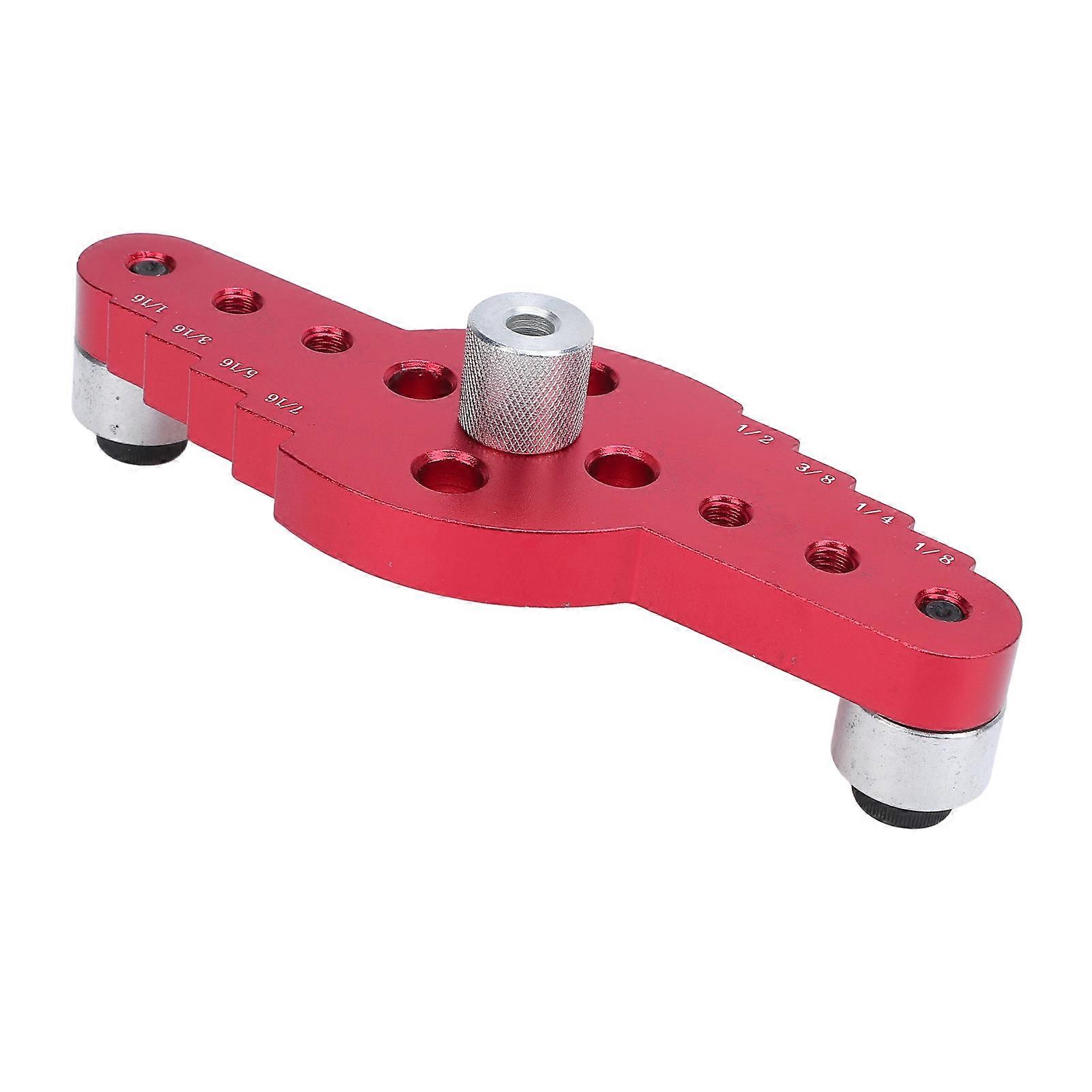 42Pcs 1 Set Woodworking Center Hole Locator Self Centering Straight Hole Drilling Positioner for Shelf Brackets Installation 