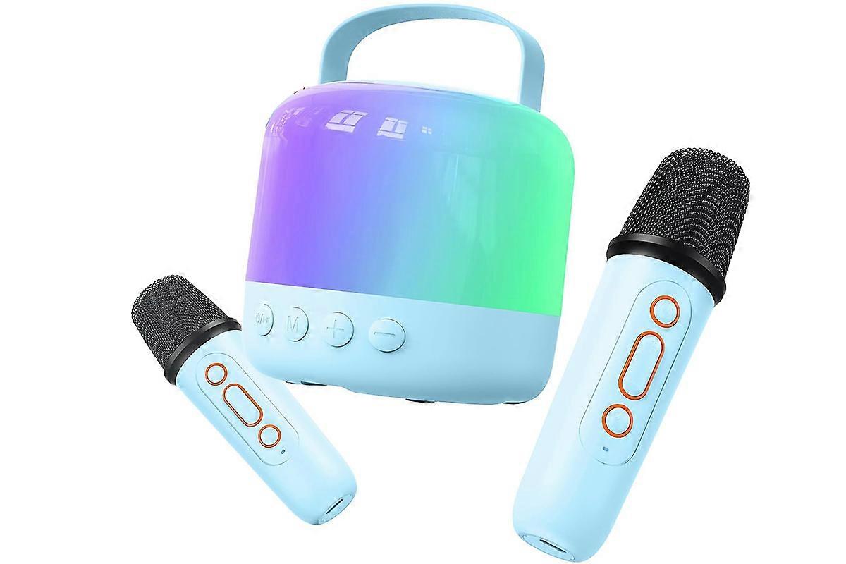 Mini Karaoke Machine for Adults Portable Bluetooth Speaker 2 Wireless
