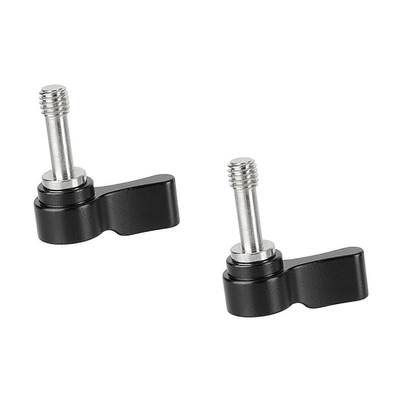 Precise Machined M6 Aluminum Gear Knob Suitable for Tripod Mounts Photography Rigs Adjustment DSLR Equipment Control 2x Multicolor