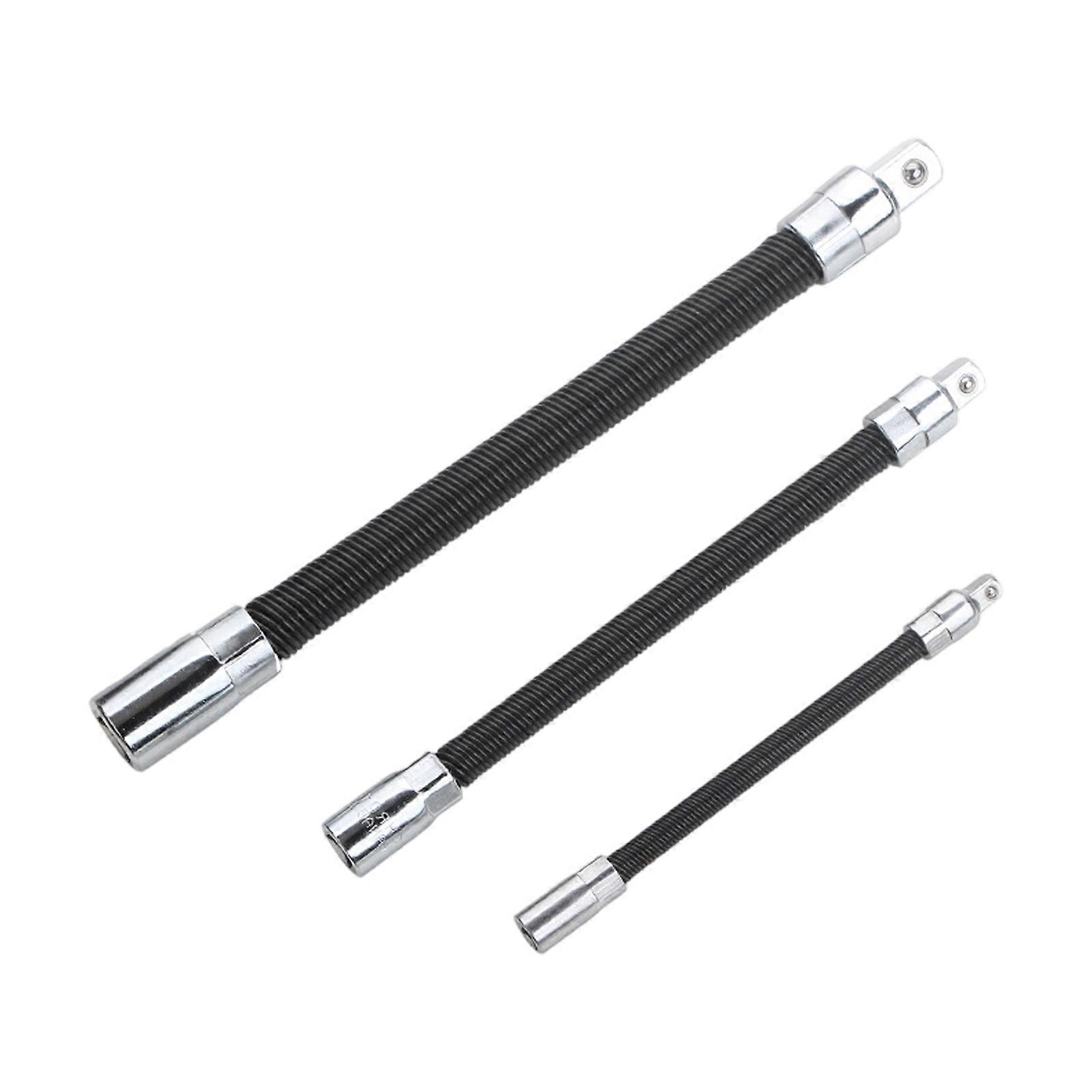 Flexible Shaft Drive Socket Extension Rod Conversion Head High Torqued Post Extension Rod 1/4 3/8 1/2 Ratcheting Wrench Multicolor