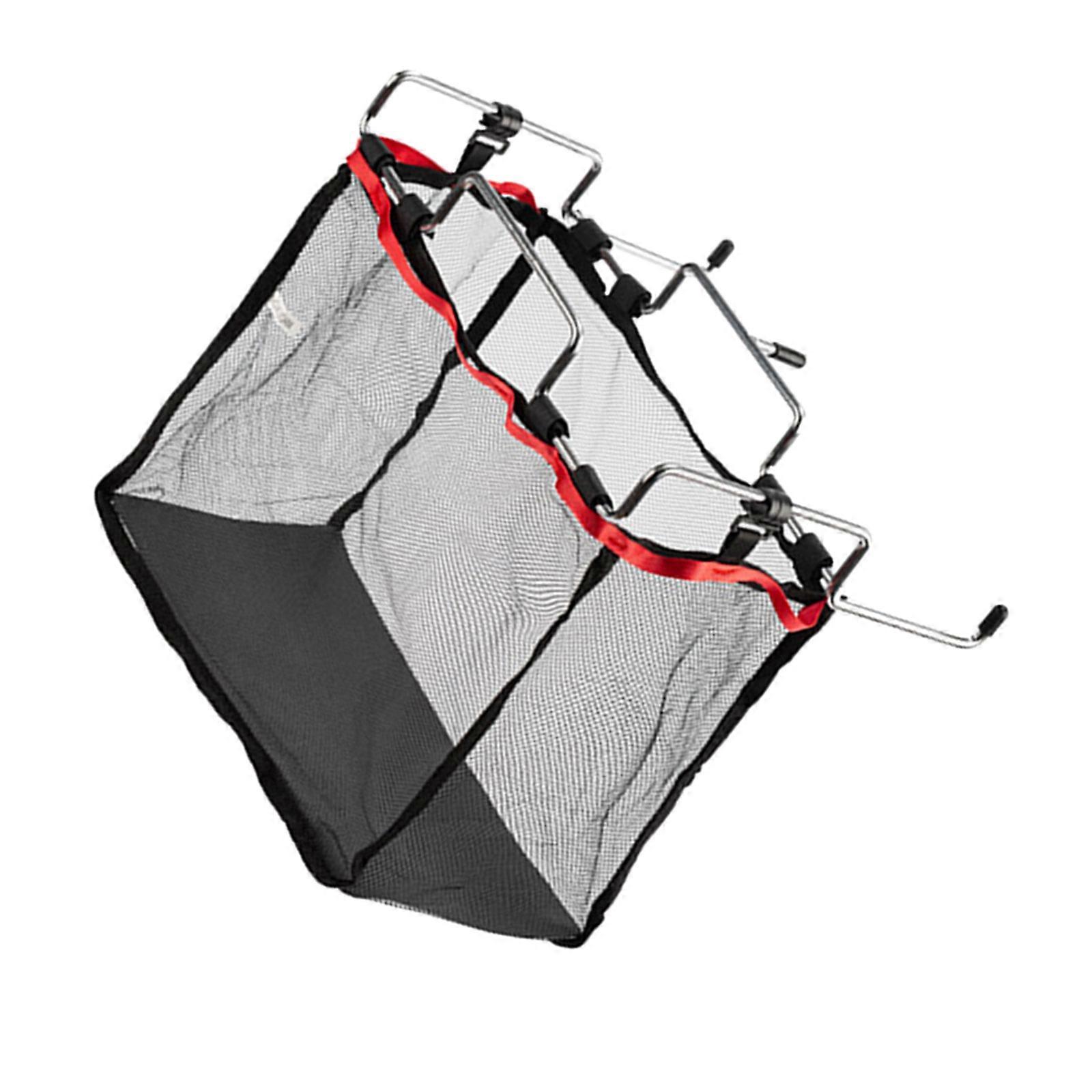 Detachable Waste Bag Rack Portable Folding Table Storage Net Shelf Bag Stuff Meshes for Picnics Outdoor Camping Barbecue Multicolor