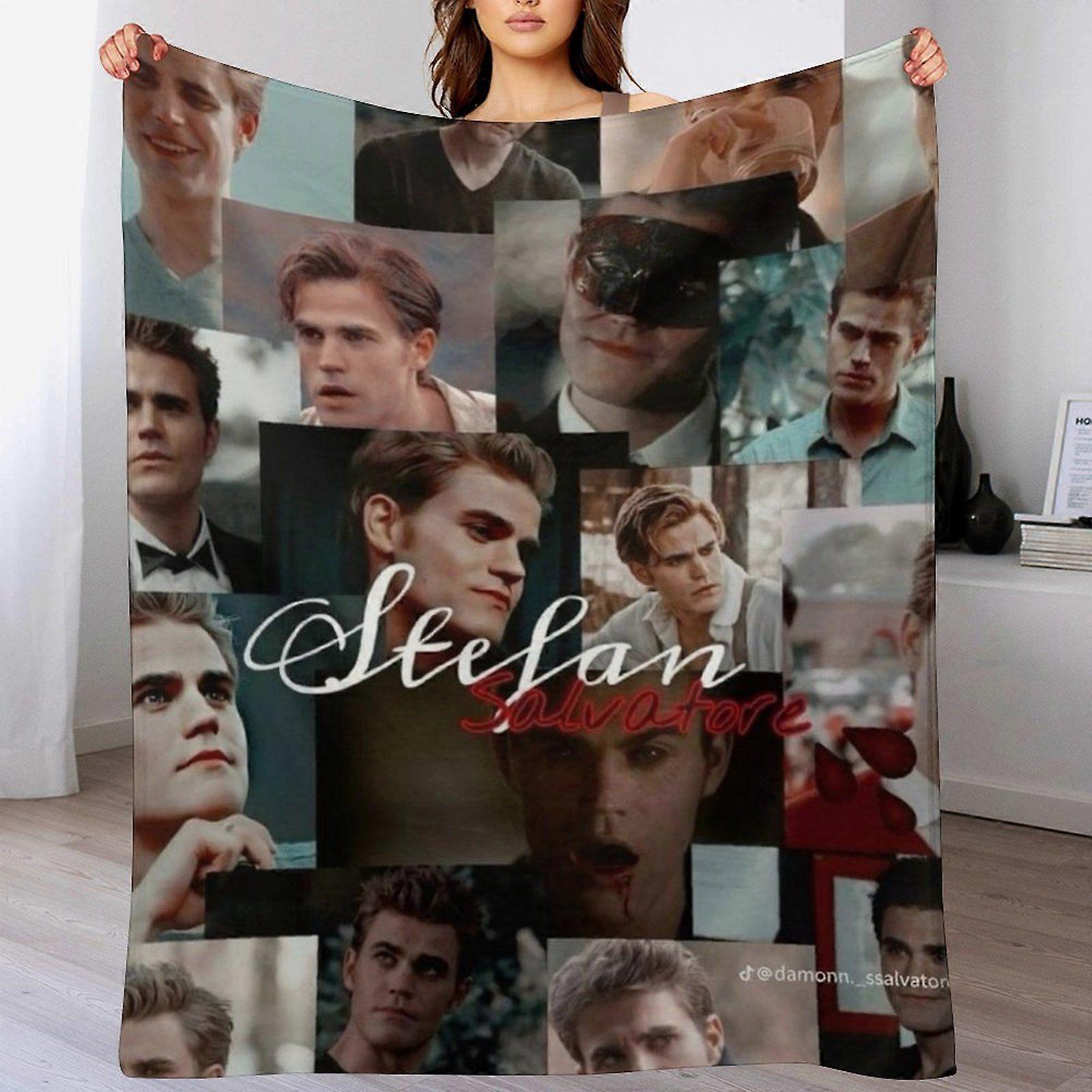 Stefan salvatore Durable Velvet Blanket for Lounge  Sofa Quick Drying Breathable Anti-Shrink