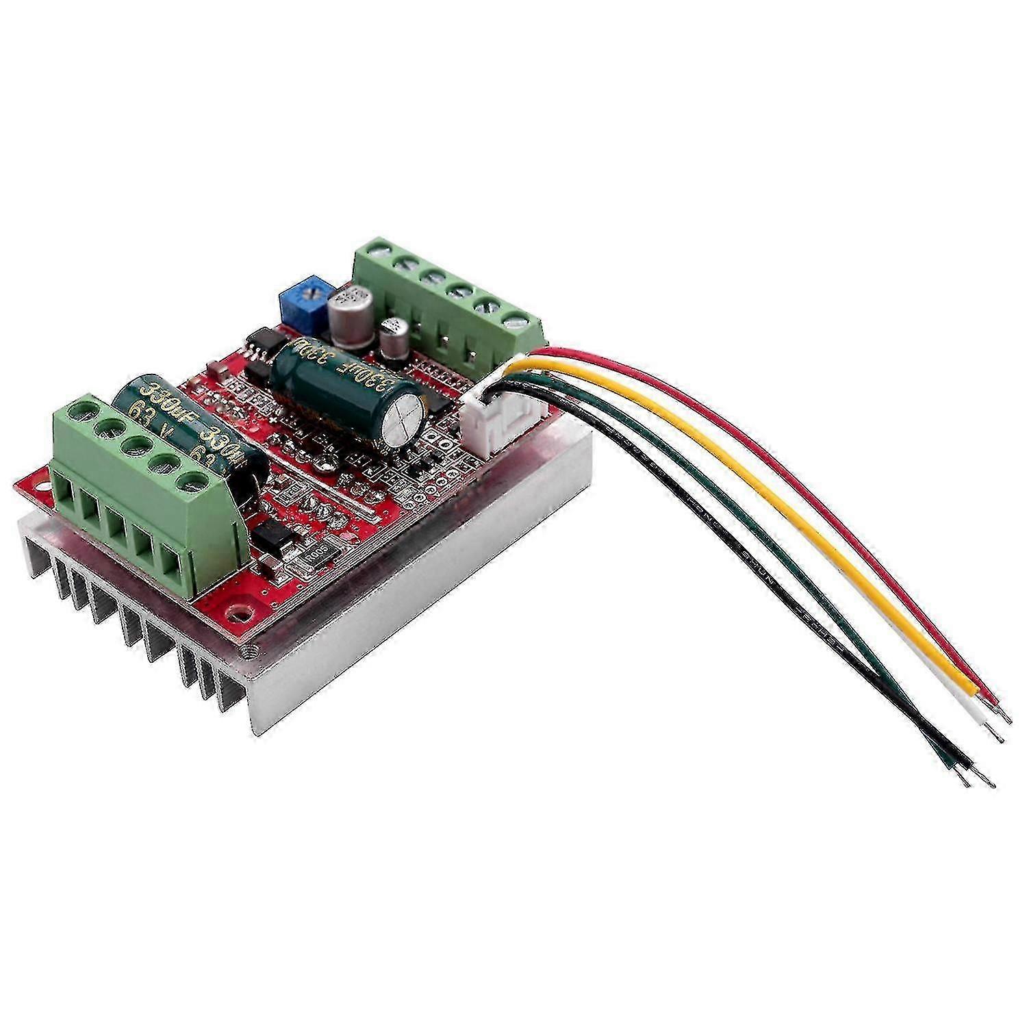 Brushless DC Motor Controller with PWM Hall Driver Board for 6-60V DC Motors, 400W, Phase Control for 12V & 48V Systems