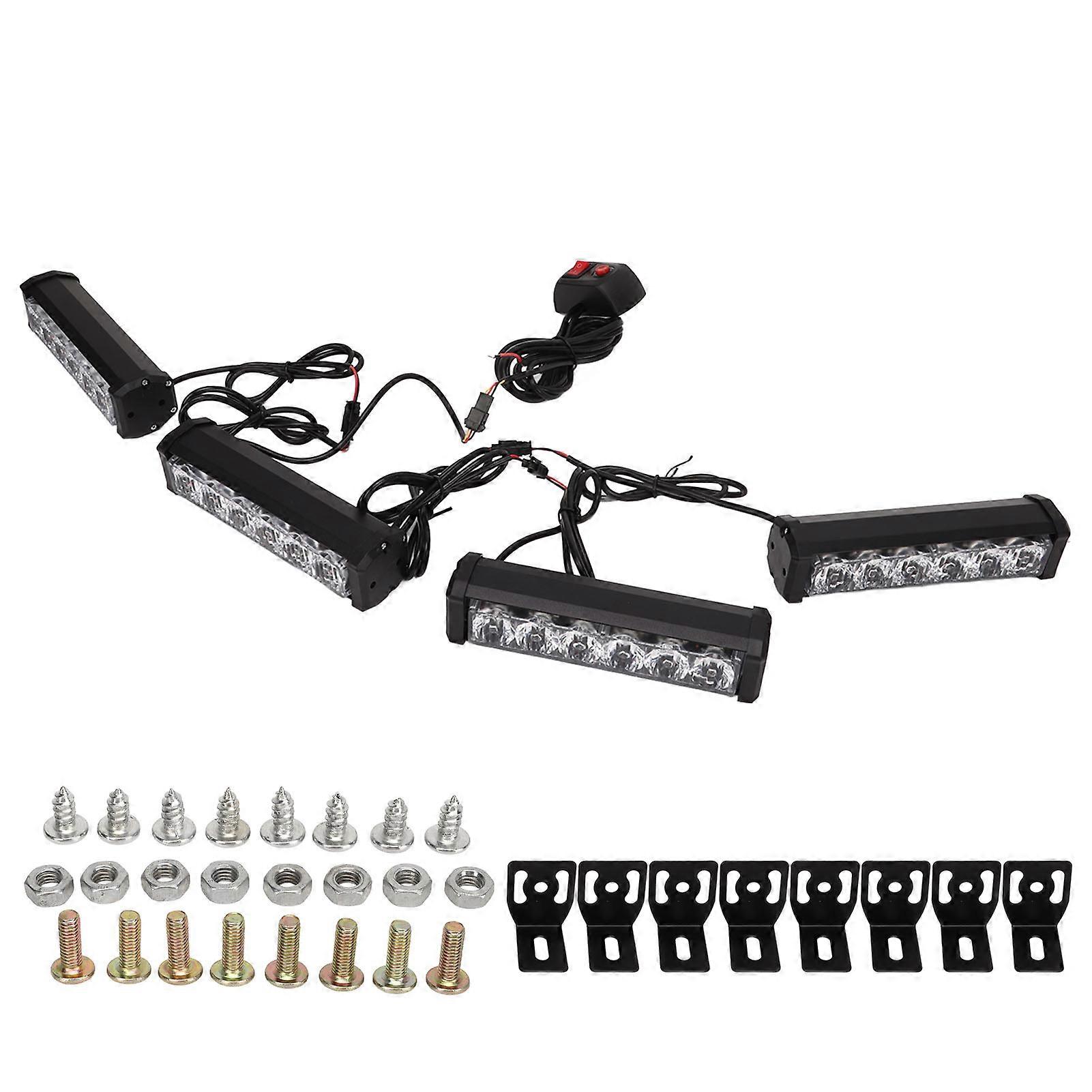 4 in 1 emergency light for van featuring strobe and hazard modes