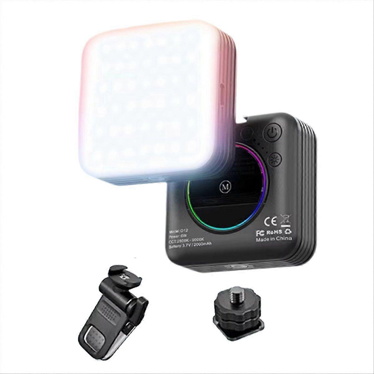 MiniPocket RGB Fill Light Portable Photography LED Video Light for Mobile Phone Selfie Live for Cam