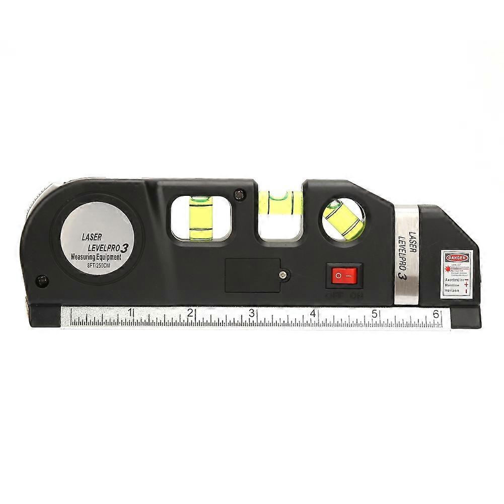 Multipurpose Laser Level Measuring Vertical Horizon Tape Measure 0-15cm/0-6inch