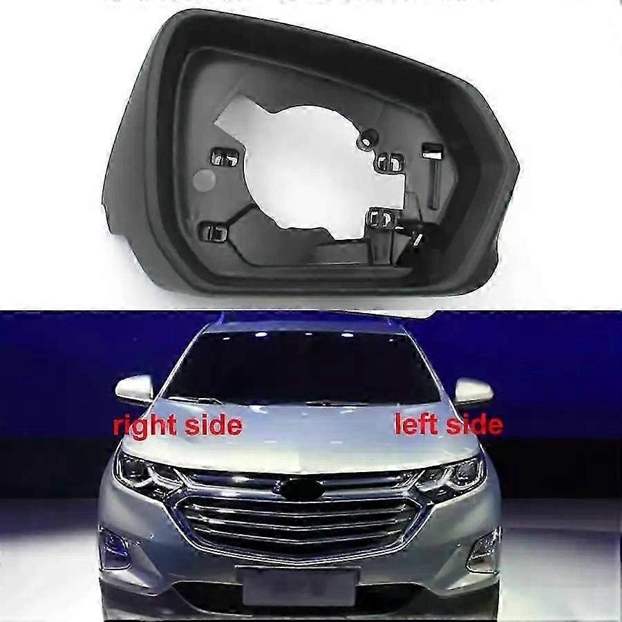 For Chevrolet Equinox 2017 2018 2019 Side Rearview Mirrors Housing Frame Cover Replace Outer Reverse Mirror Trim Not USA--xj