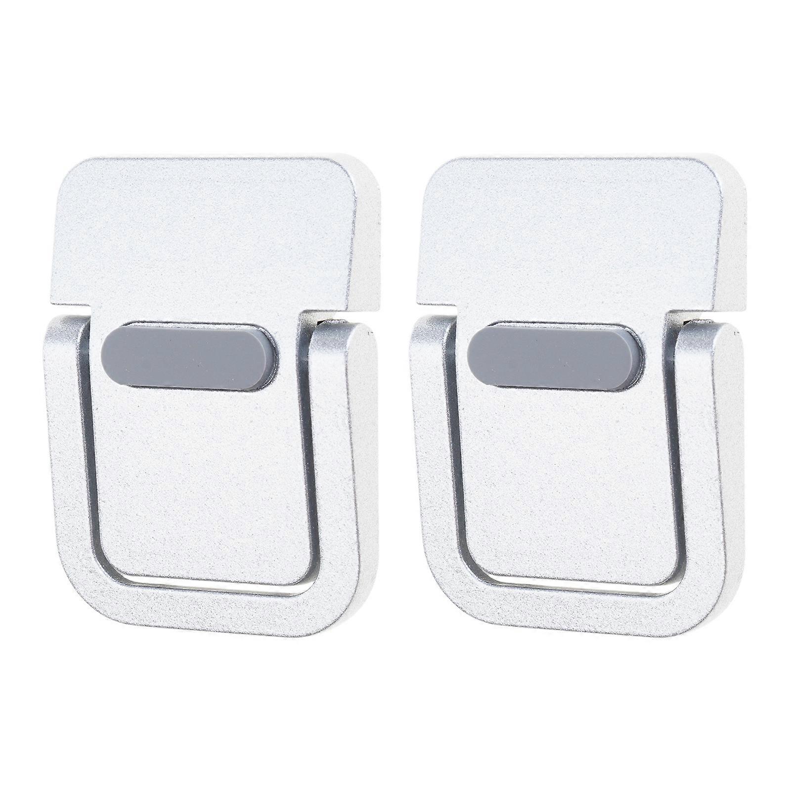 2 Adet Ayarlanabilir Dizüstü Bilgisayar Standı Masa için Ergonomik Katlanabilir Taşınabilir Stand Tutucu Montaj Bilgisayar Dizüstü Tabletler için Gümüş tek çerçeve