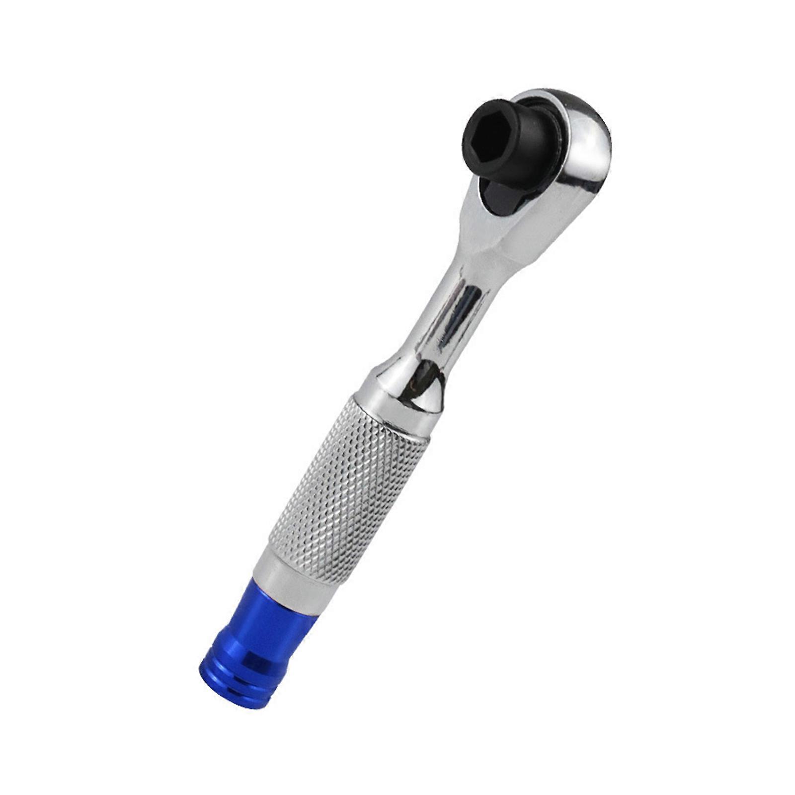 2 in 1 Socket Wrench Car Repair Tool 72 Tooth Reversible Ratcheting Wrench Tool Auto Repairing Spanner Wrench Multicolor