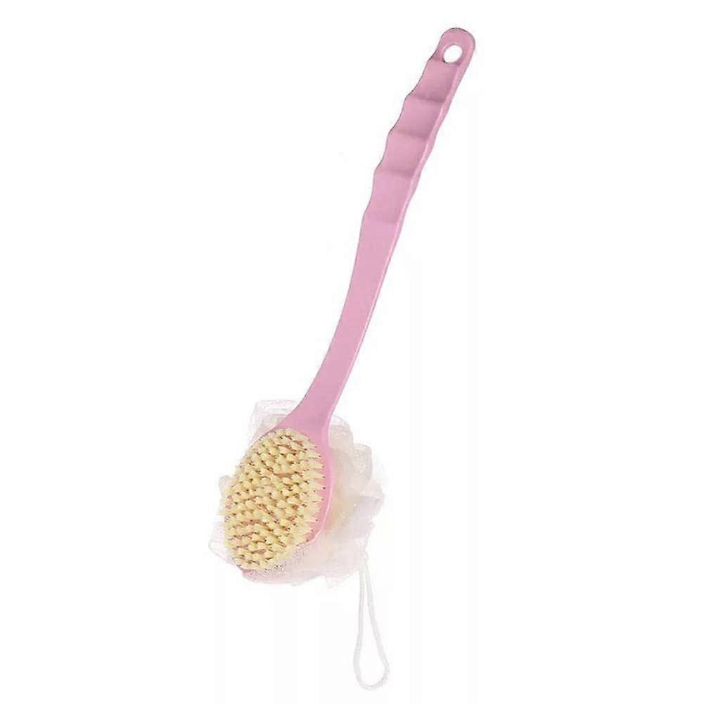 Long Handle Bath Brush Back Scrubber 2 In 1 Scrubbing Towel For Bath And Shower Dual Household Use