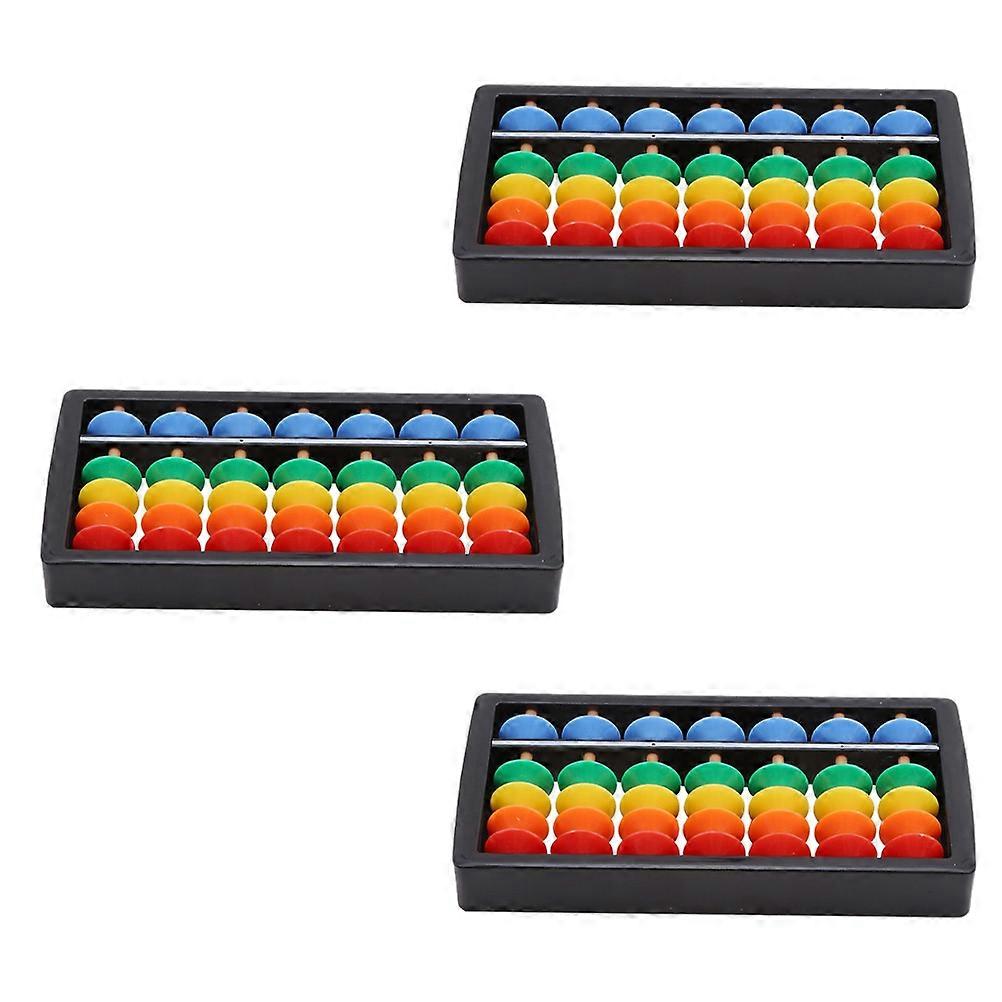 Arithmetic Abacus Kids Math Learning Tool for Kid Use 3Pcs Set