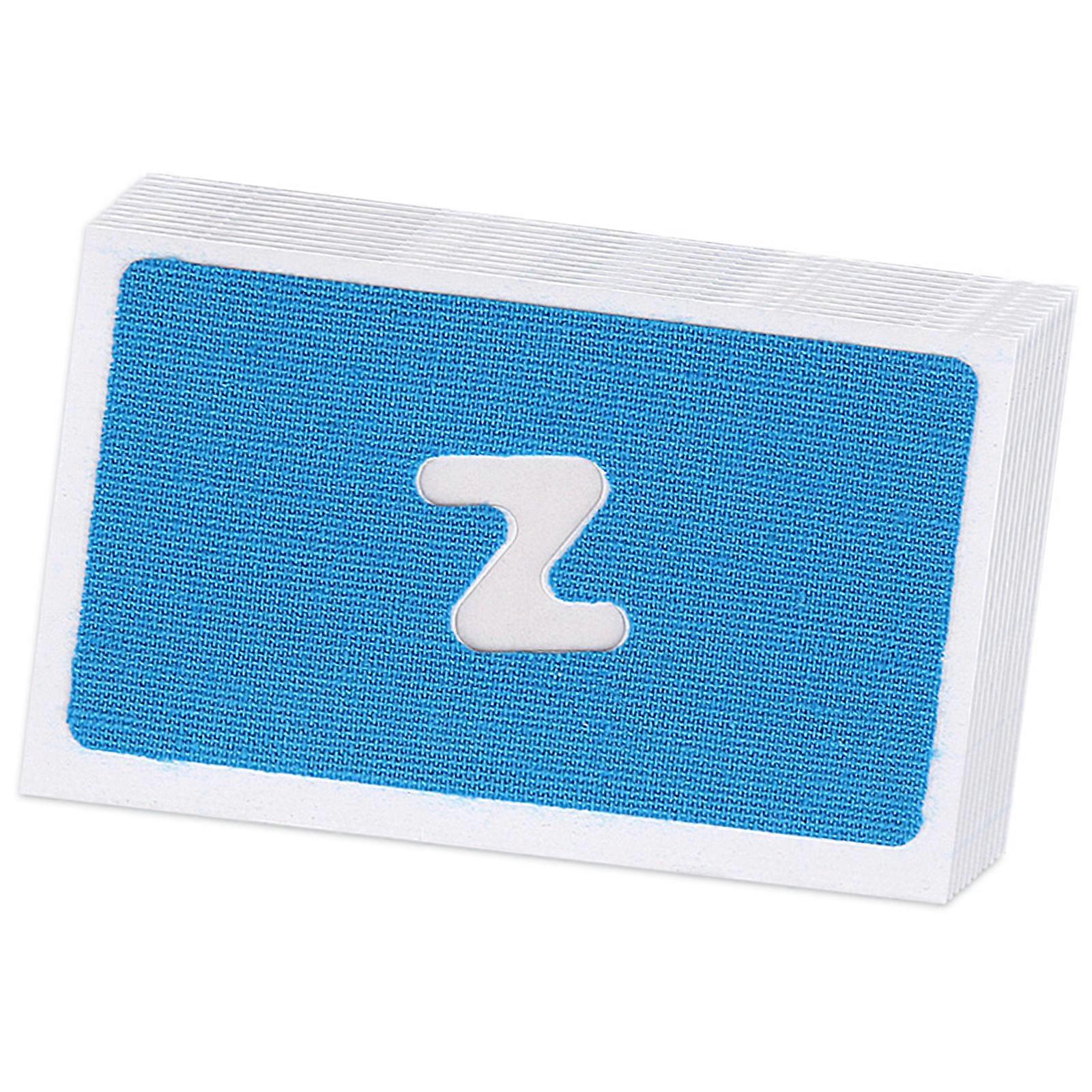 10 Adhesive AntiSnore Mouth Patches Z Contours For Enhanceds Comfort Breathable Fabric Encourages Nasals Breathing During Sleep  Light blue