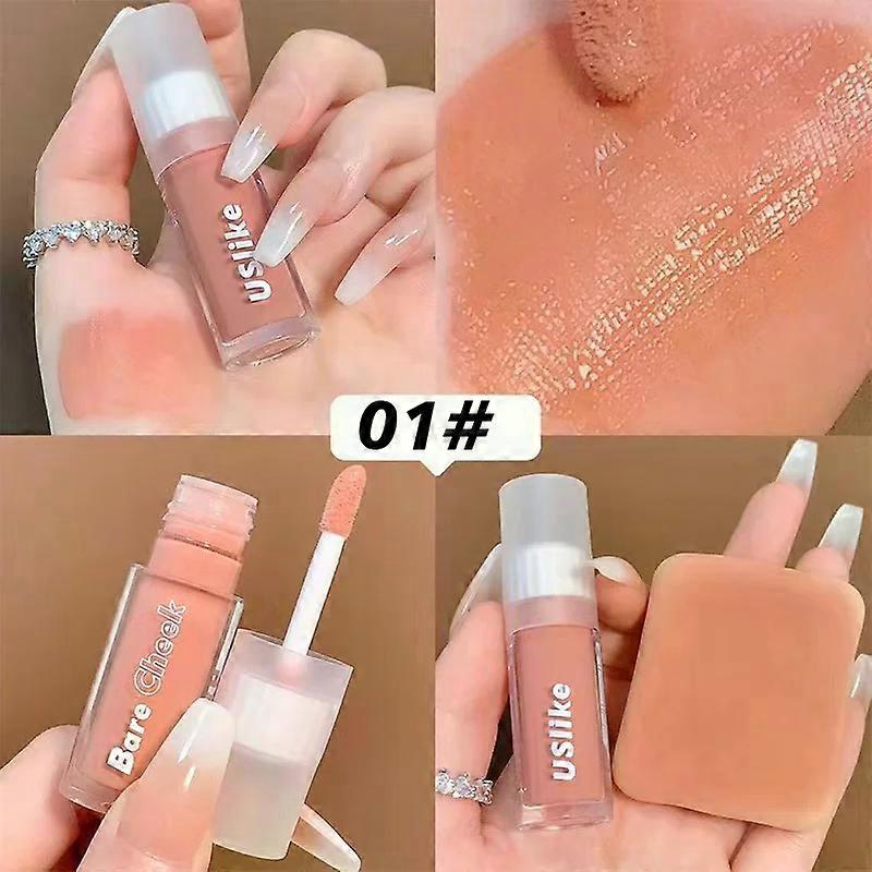 Liquid Blush Long Lasting Waterproof Sweatproof Non-Fade Natural Color Blusher On Face Make Up