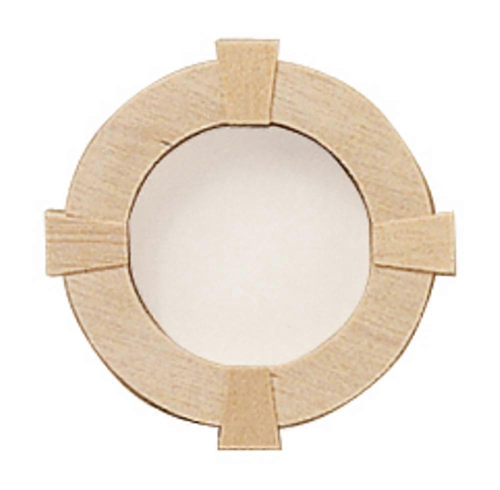 Dolls House Round Window Frame 1:12 Scale Wooden Miniature Builders Diy