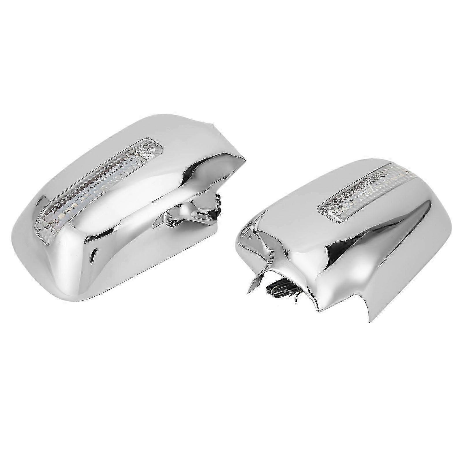 2Pcs set Side Mirror Covers Rearview Mirror Caps with LED Signal Lights ABS Chrome for RD4 RD9 CRV 20022006 2025