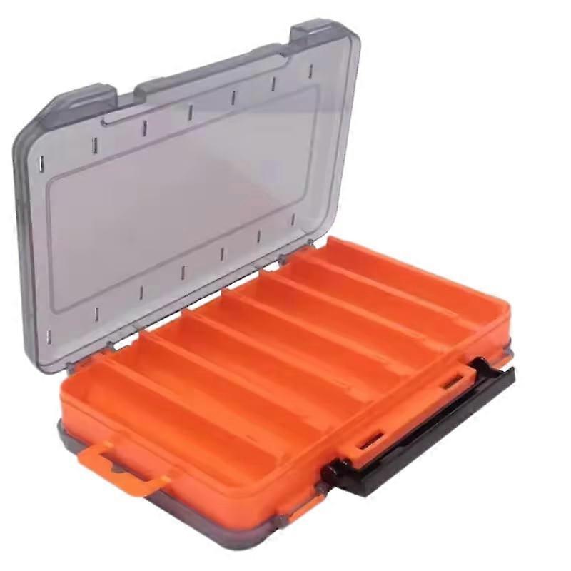 Fishing Tackle Storage Box Wooden Shrimp Bait Organizer with Transparent Lid for VIB Lures