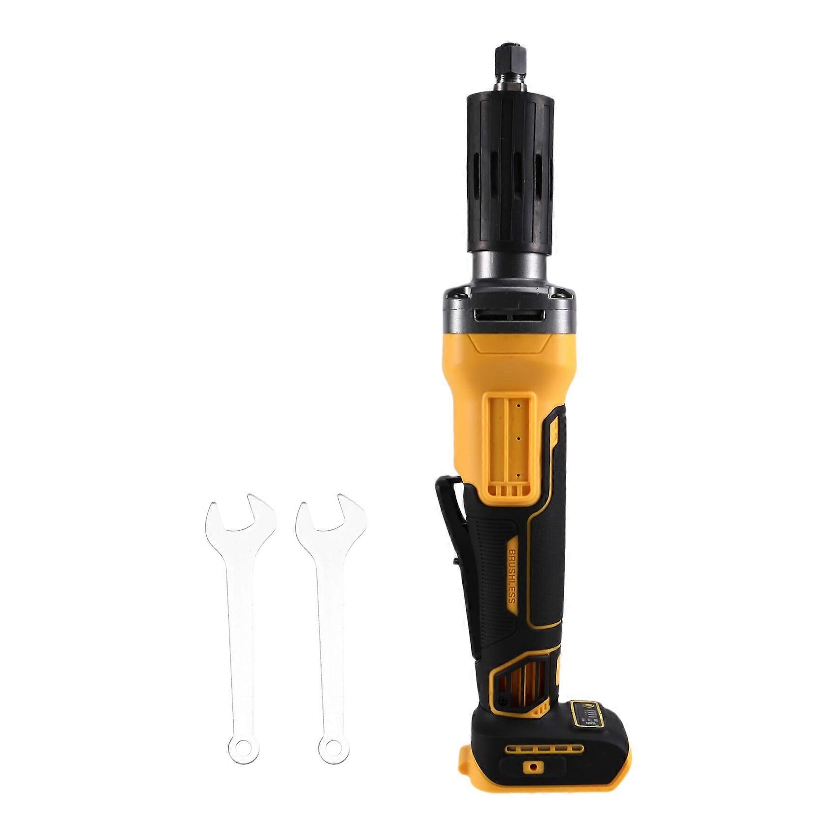 Brushless Angle Grinder for DEWALT Battery(No Battery) Flat Head Angle Grinder Bare Machine Tool Cutting Machine