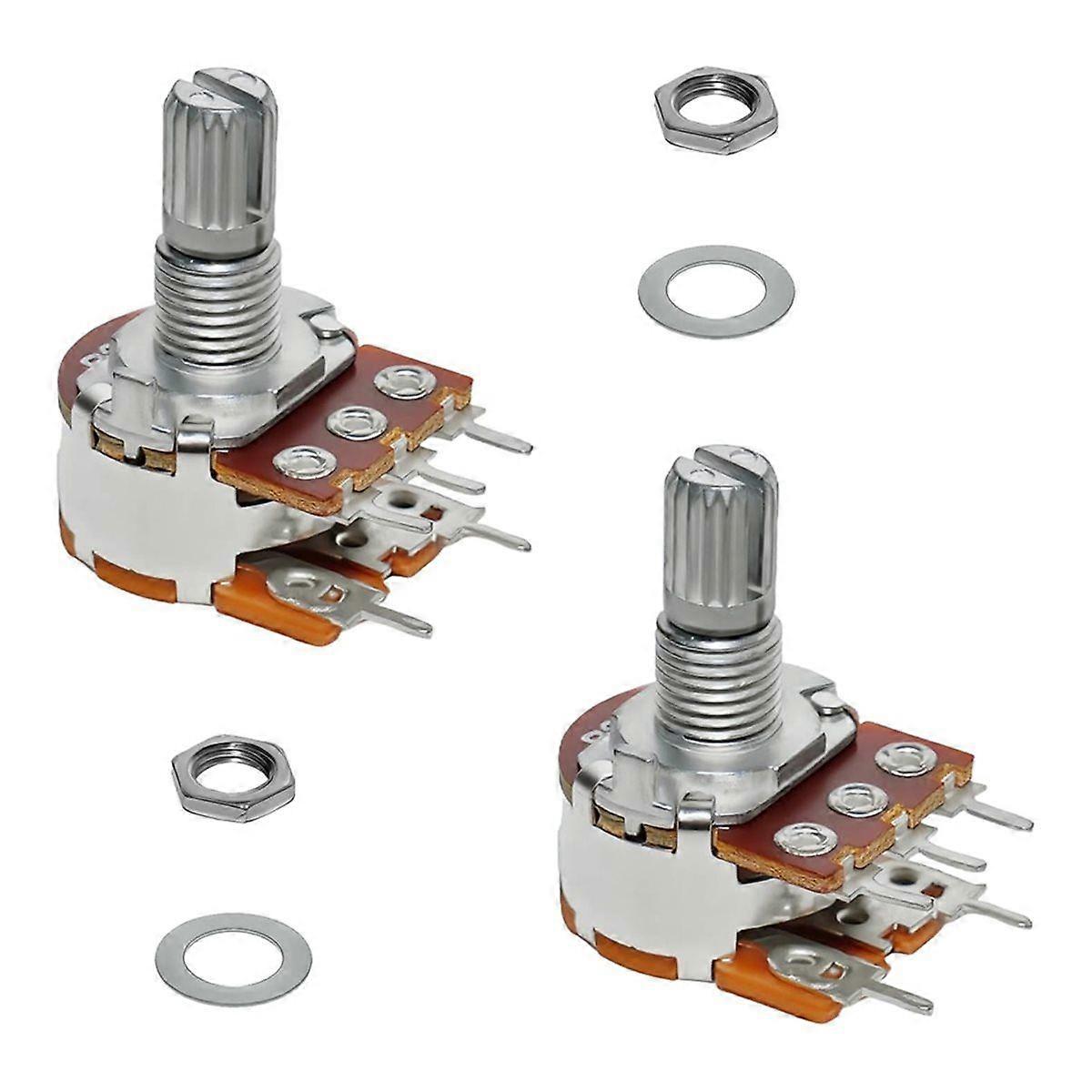 2-Pack B20K Control Board Speed Knob with Washer and Nut, Replacement Parts Compatible,Replacement