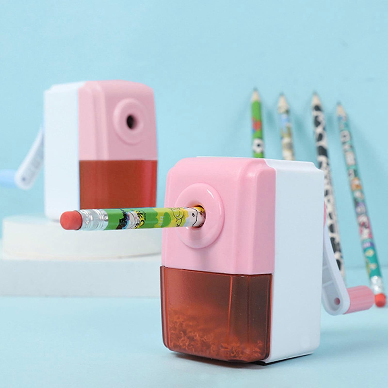 Txmfgh Manual Pencil Sharpener for Charcoal Art Drawing - Adjustable 8-20mm Long Nibs, Self-Feeding, Easy-to-Clean Design