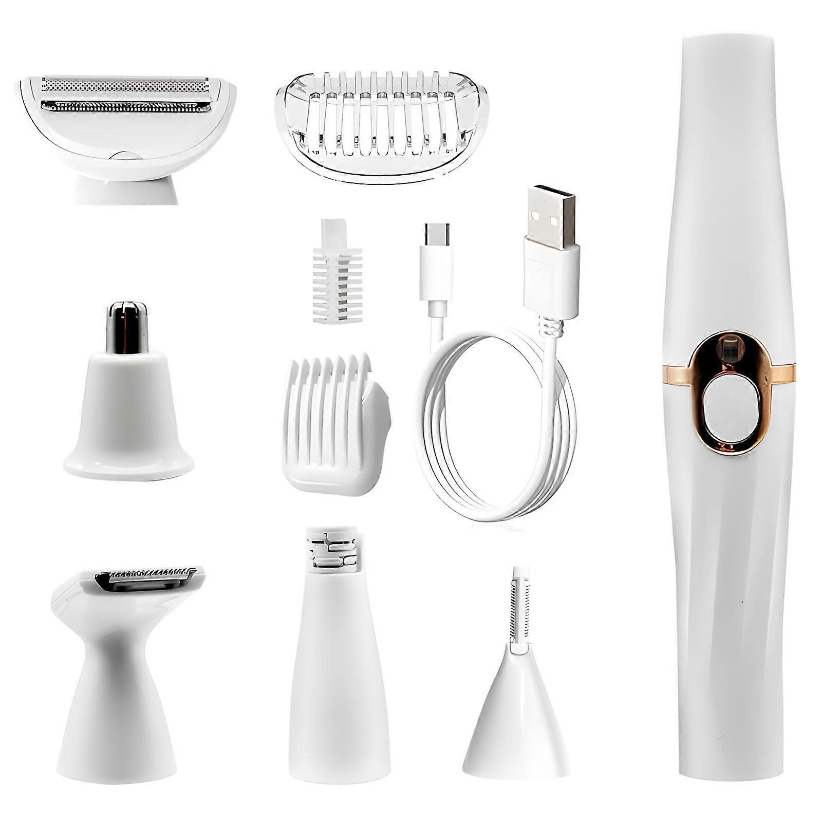 Multiple Functional Current Depilation Device Quick Shaving For Face Underarms Delicate Skin Washable Detachable Executives Transportable Multicolor