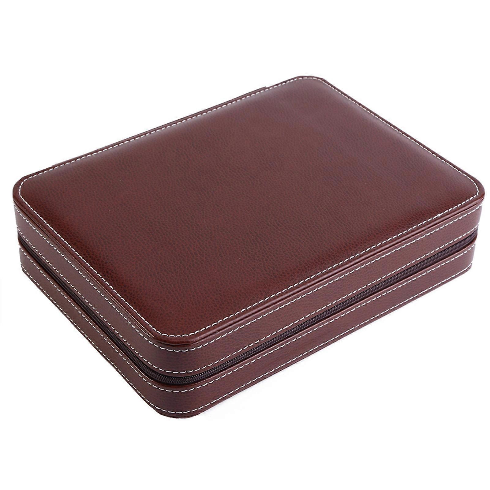 East buy Watch Box, 8 Grids Portable Storage Display Case Organizer Travel Collector's Case with Zipper New