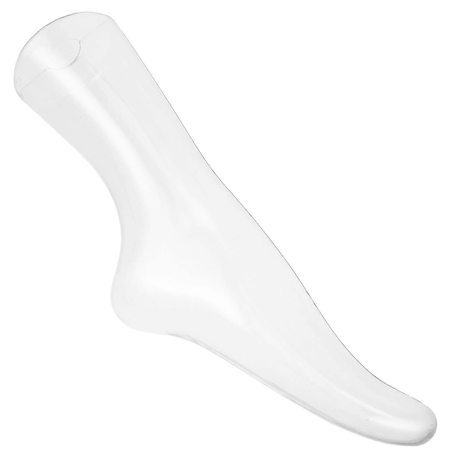 Clear Transparent Toe Mannequin for Sock Display