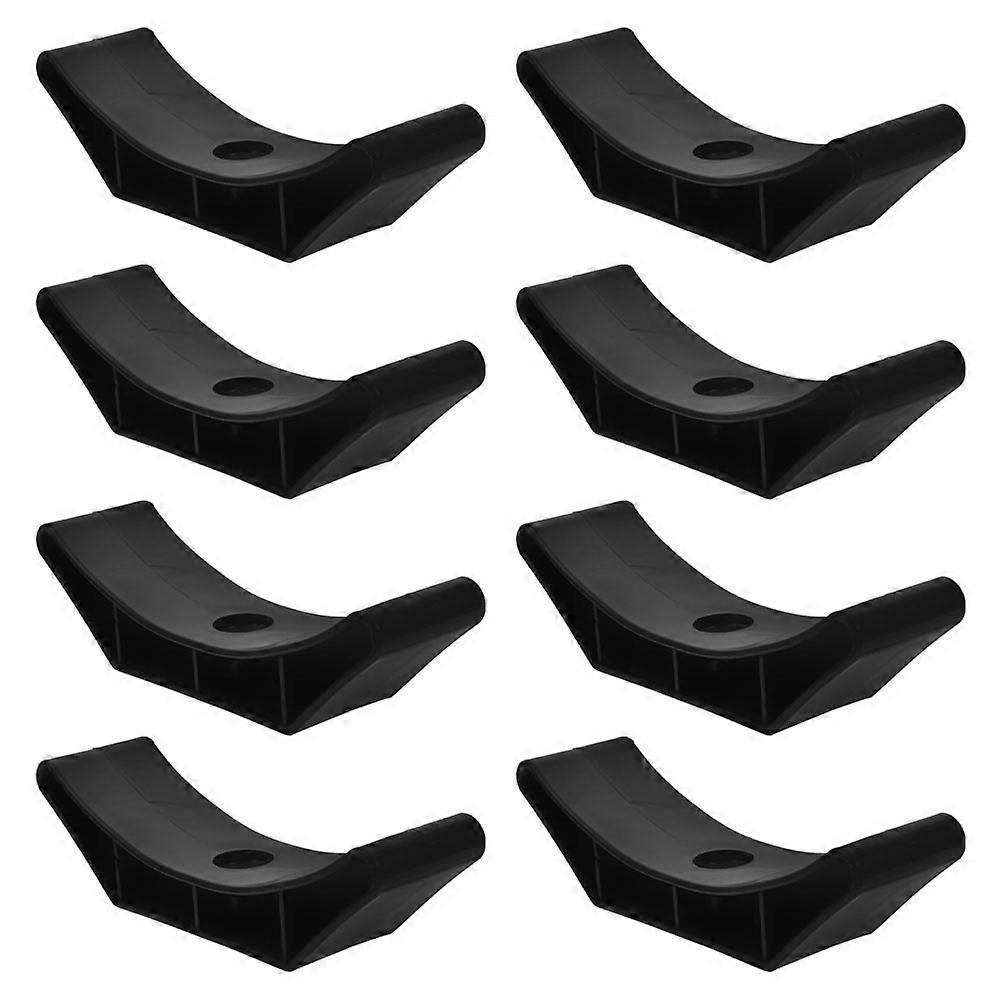 Dumbbell Saddles Black Holder for Exercise Use with 8Pcs Easy to Clean