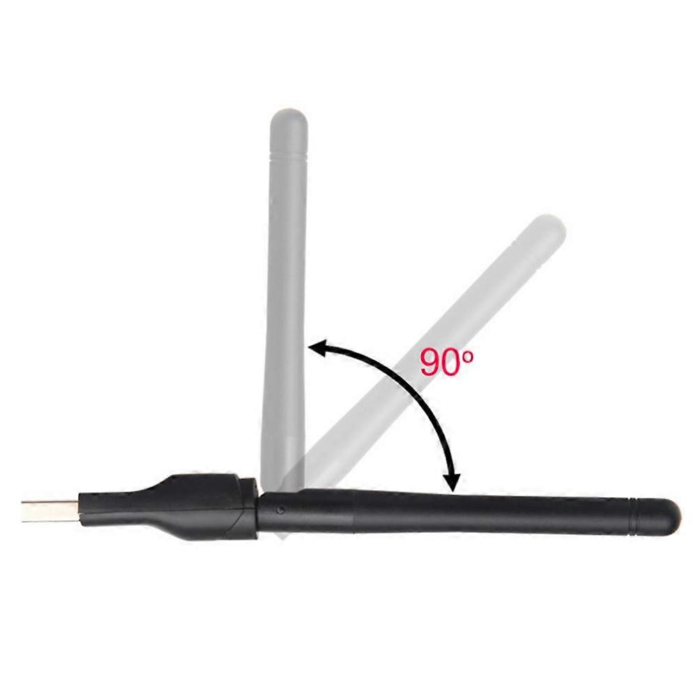 MT7601 Chip 150Mbps USB WiFi Antenna 2.4GHz Wireless Network Adapter Rotatable USB2.0 for Satellite Receiver & Computers
