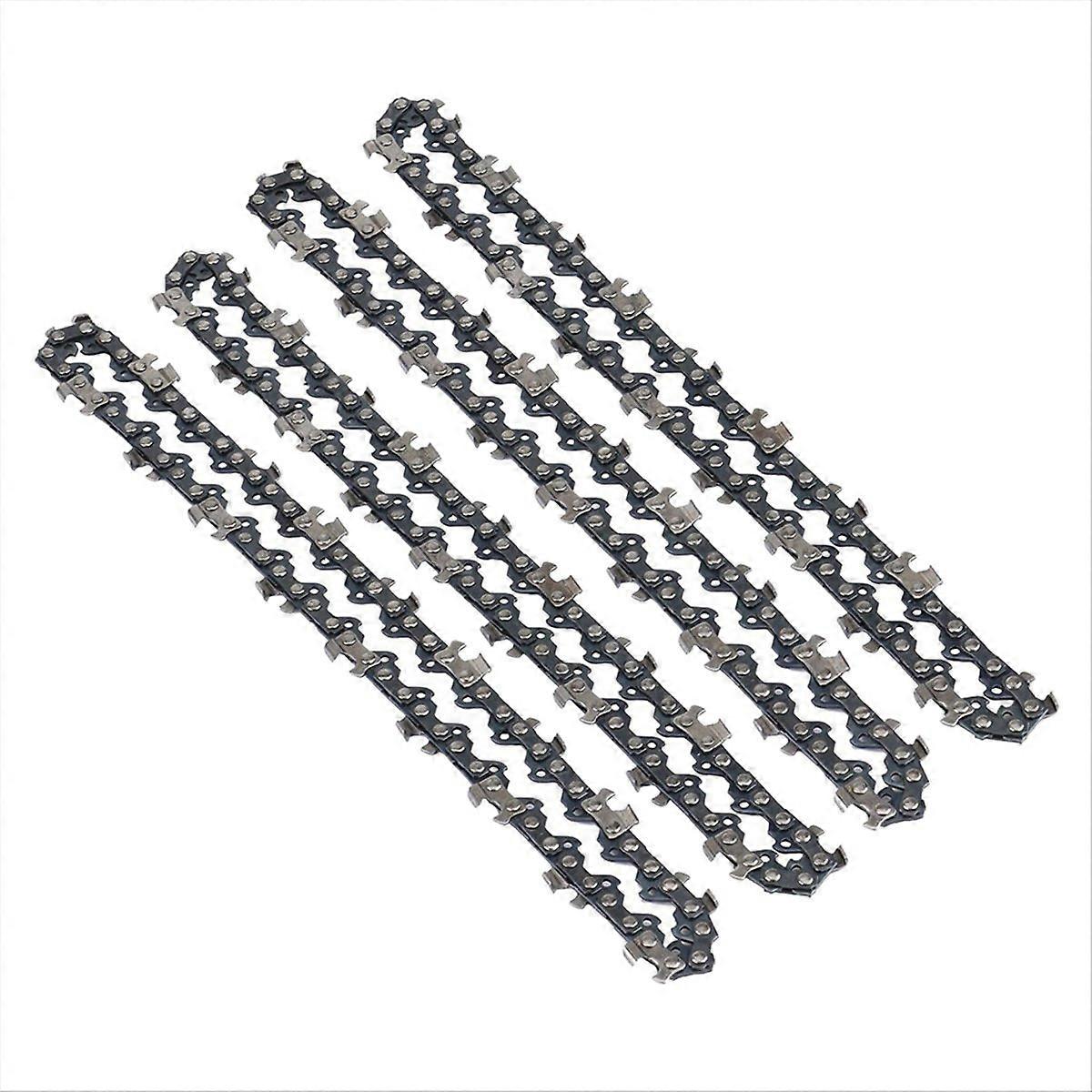 4Pcs Mini Corrente de Motosserra Guia de 6 Polegadas Corrente de Serra 1/4 LP Passo