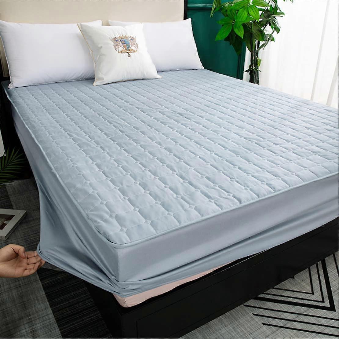 Waterproof Mattress Protector Single 90x200cm Breathable Polyester Fitted Bed Sheet Machine Washable