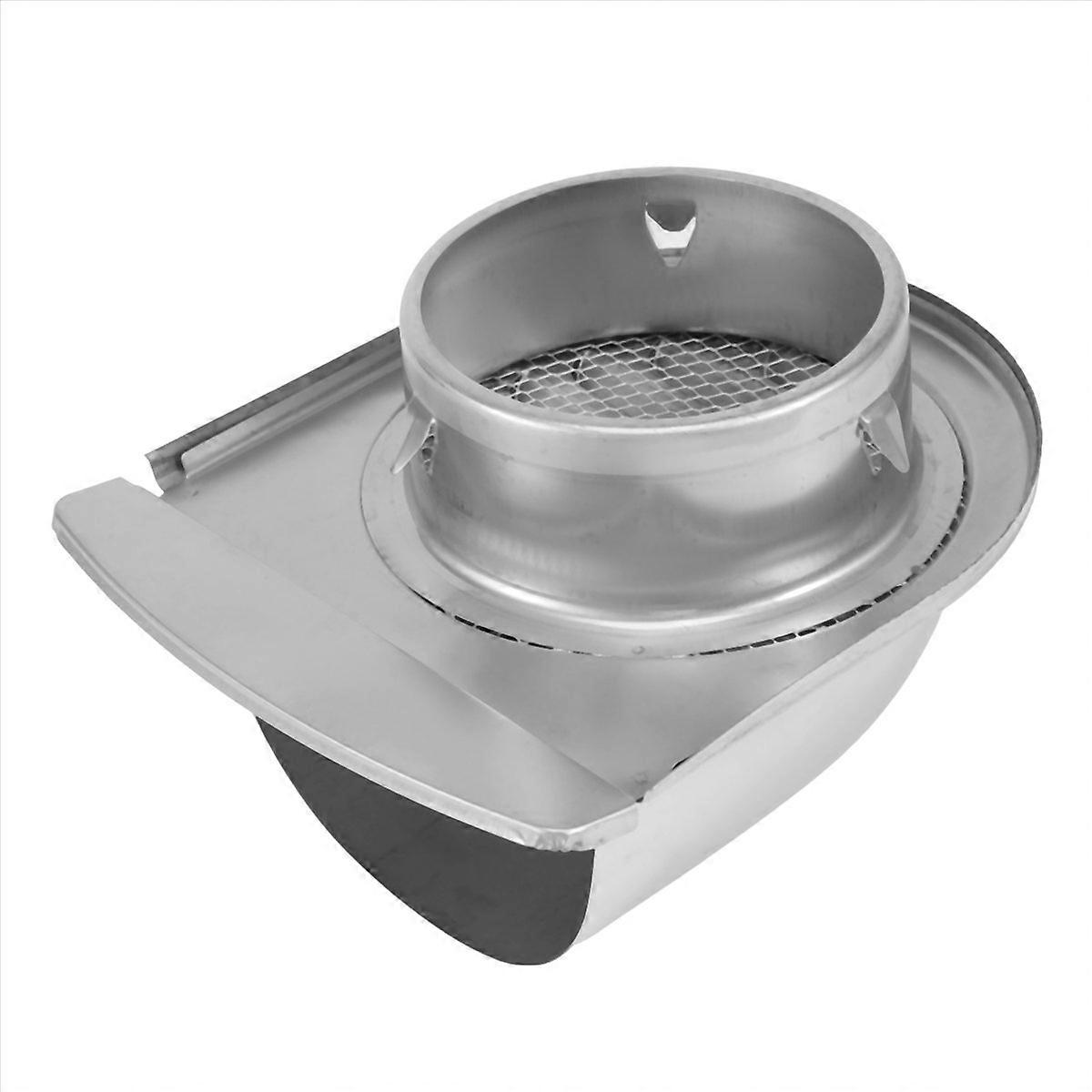 Exaustor de aço inoxidável de 4 polegadas e 100 mm para saída de ar de parede, D