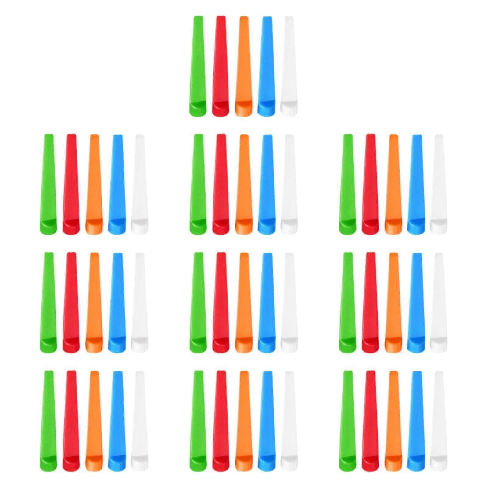 50Pcs Wedge Golf Tees Practice Tool Compact Reusable Flat Golf Tees Ball Holder