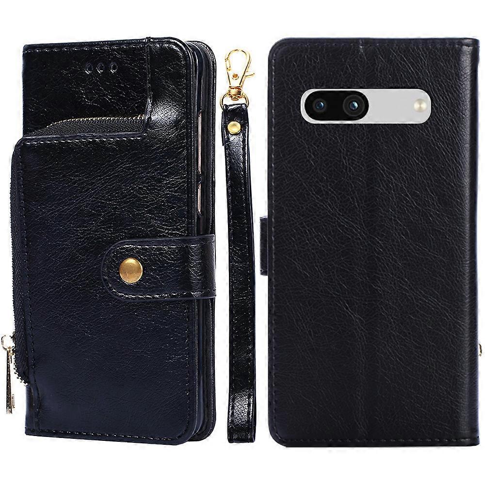For Google Pixel 7a Zipper Bag Leather Phone Case