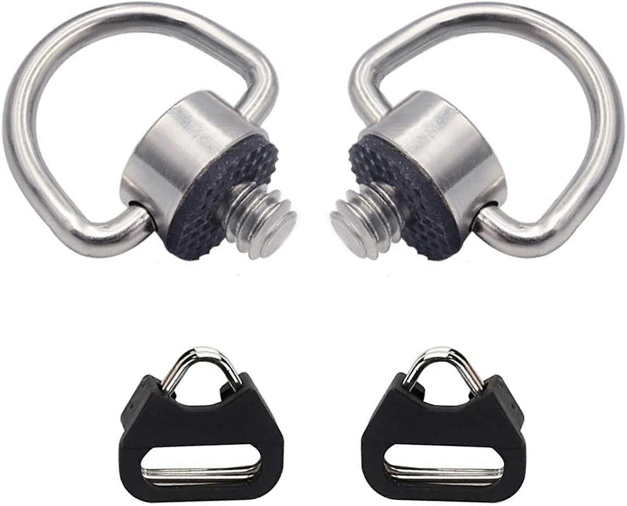 Stainless Steel Lug Ring Camera Strap Triangle Split D Ring Camera Neck Strap Screw Holder Compatible with Fujifilm