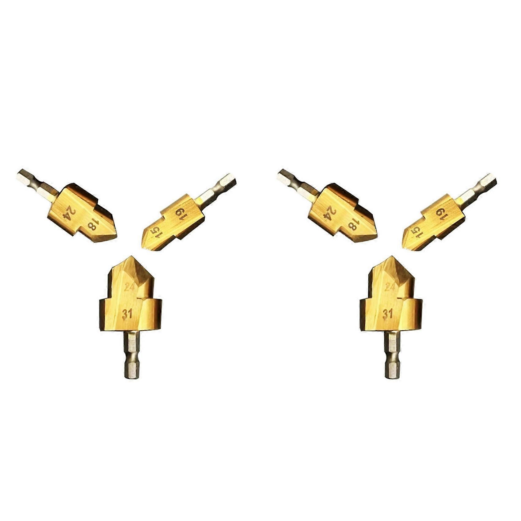 2X Upgraded PPR Lifting Drill Bits, Water Pipe Hole Expander, 4/6 Water Pipe Hole Puncher, Hole Expansion Tool