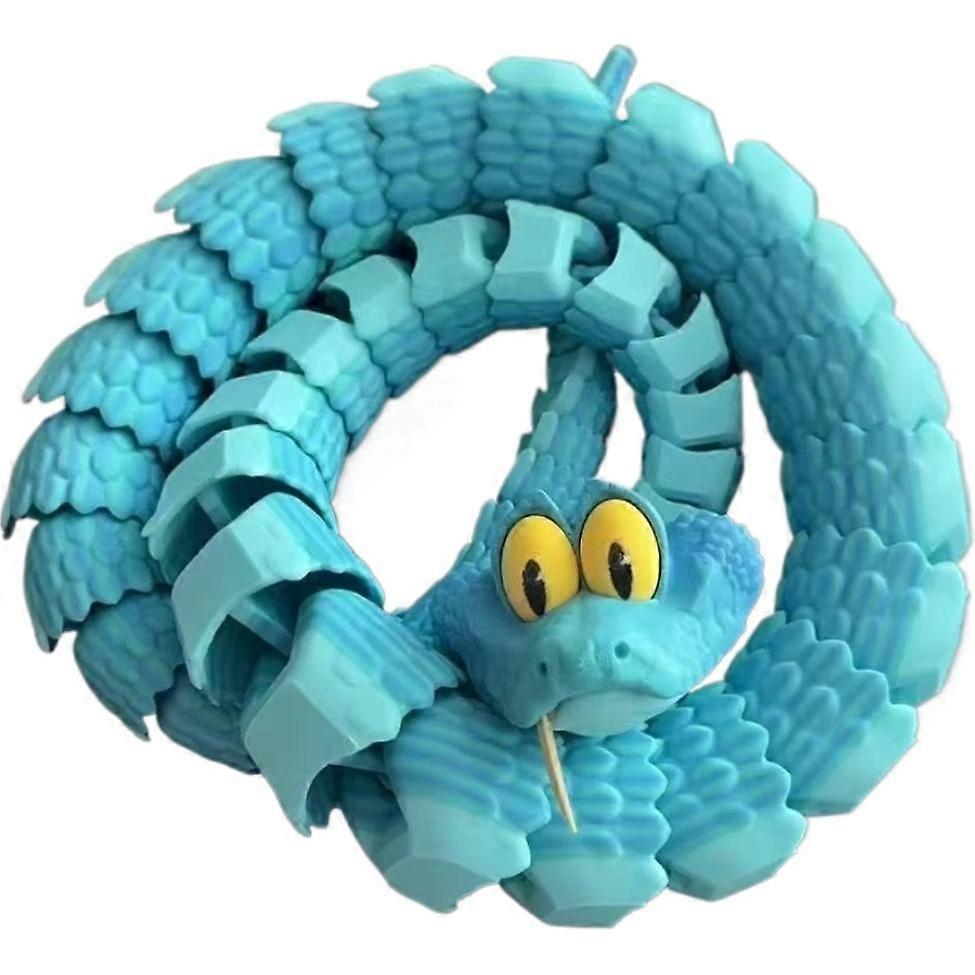 Zootopia 3D Printed Gary Snake Toy PLA Cartoon Shelf Decor Lightweight Gift（Random color）