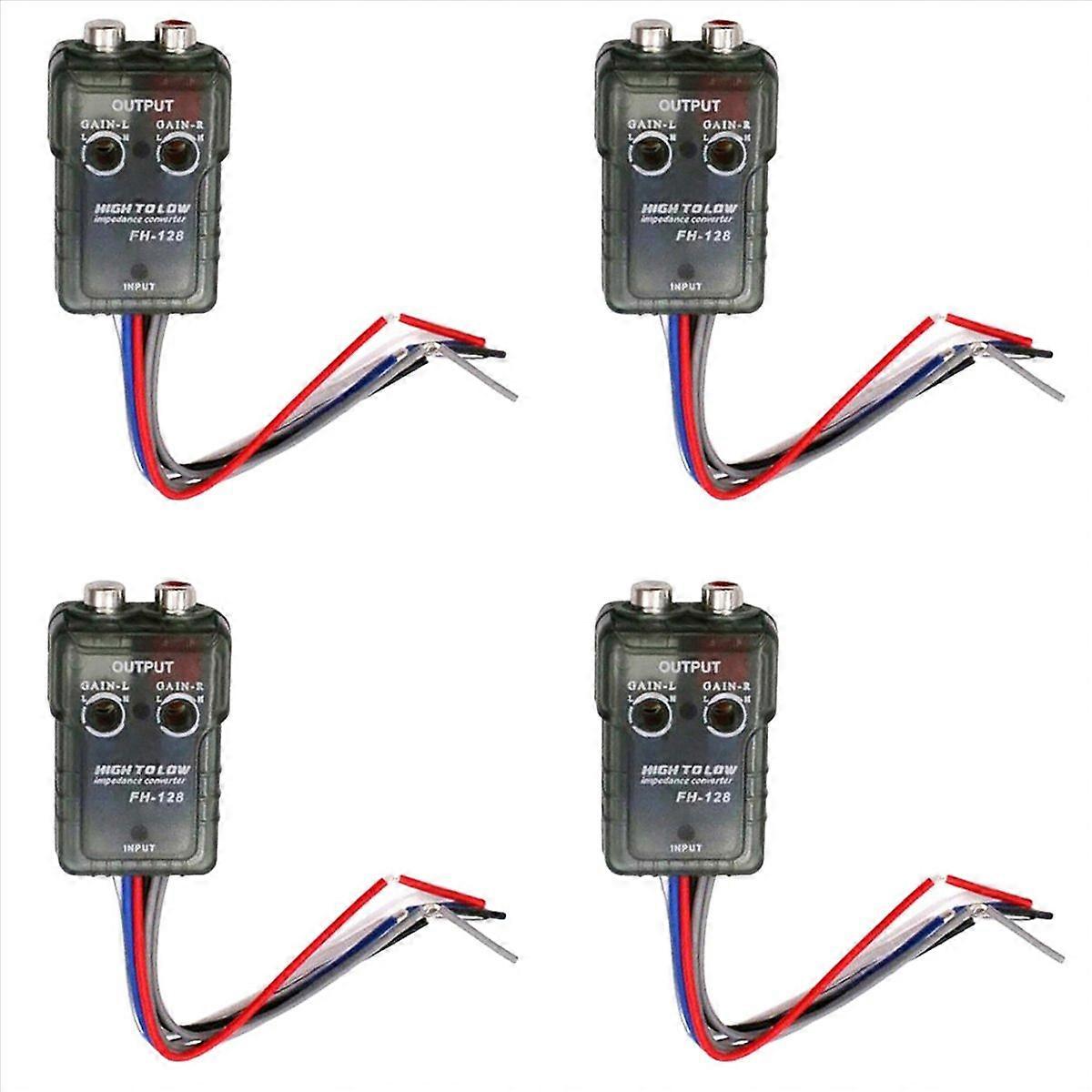 High Level Speaker Car Audio High to Low Subwoofer Audio Converter