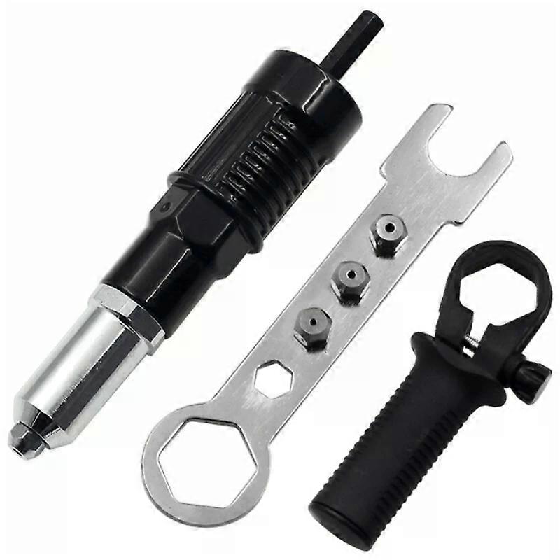 Professional Electric Rivet Nut Gun Machine Core Pull Accessories Cordless Riveting Gun Drill Adapter Insert Nut Tools