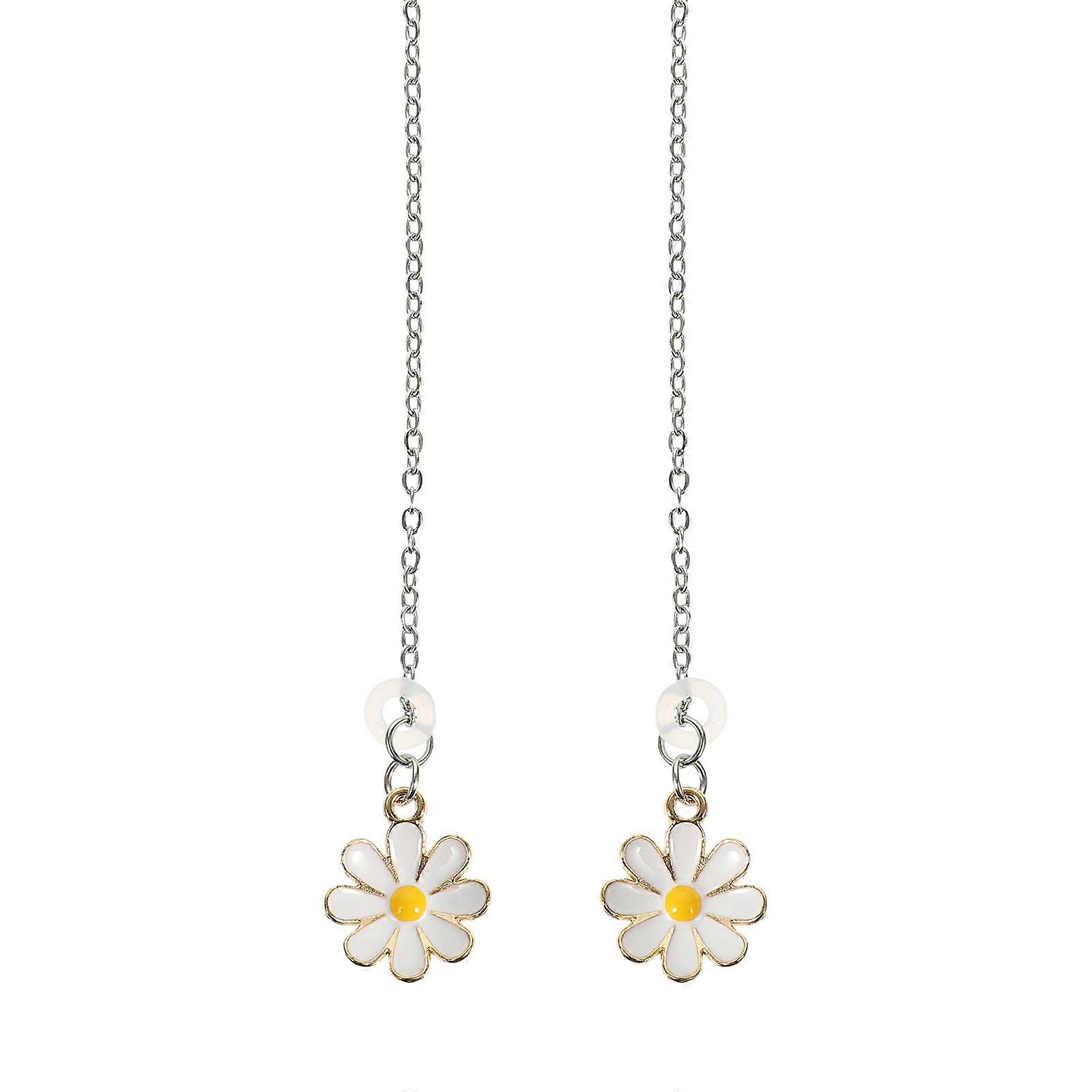 Silver Wireless Earphone Chain for Anti-Lost Use 3Pcs Lightweight Set