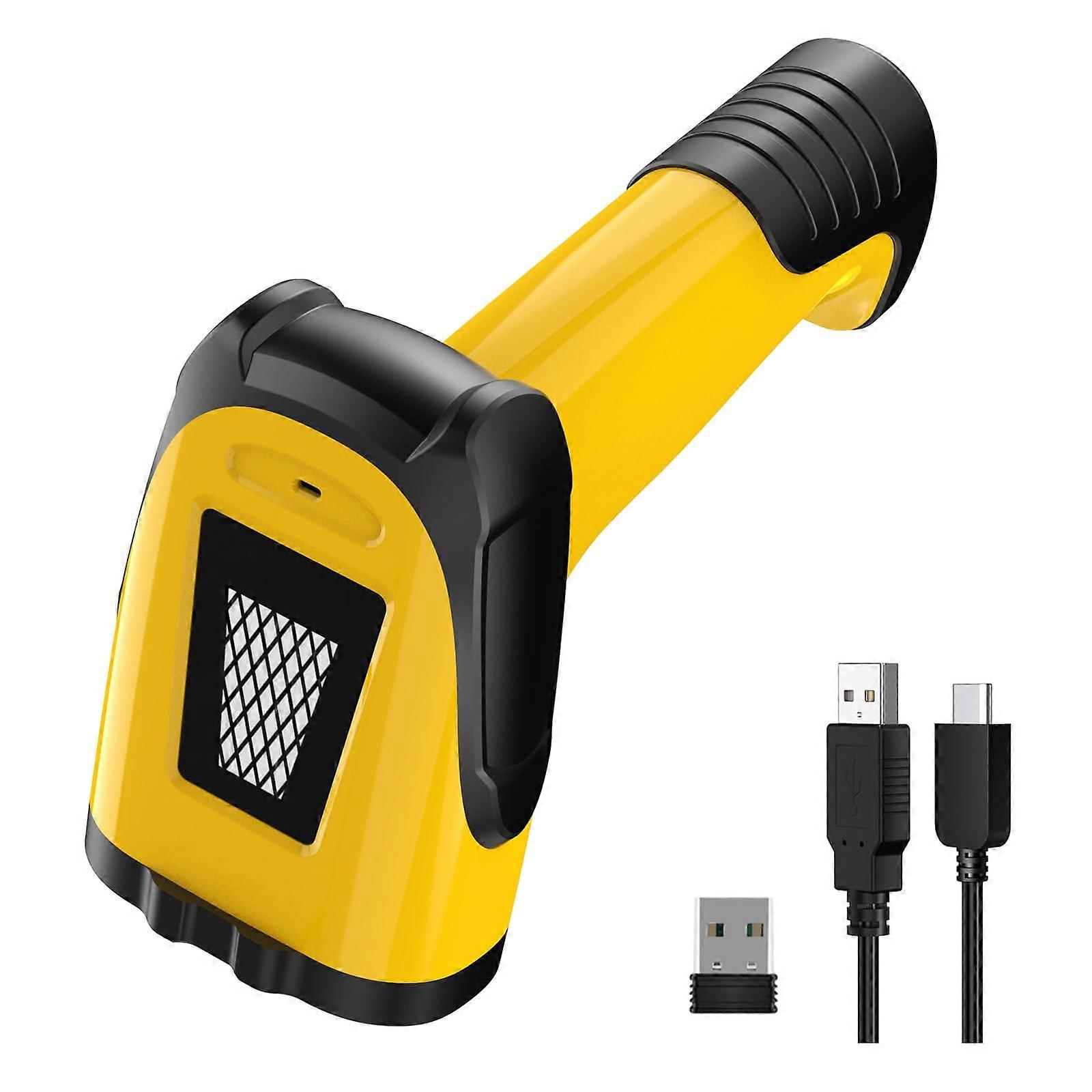 Wireless Bluetooth Barcode Scanner 1D Laser, Triple Mode, LongRange, Rechargeable for Retail Warehouse